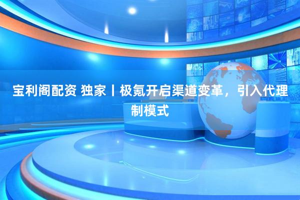 宝利阁配资 独家丨极氪开启渠道变革，引入代理制模式