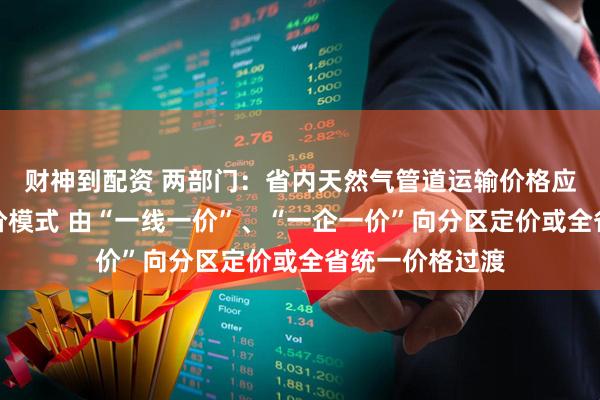 财神到配资 两部门：省内天然气管道运输价格应当实行统一定价模式 由“一线一价”、“一企一价”向分区定价或全省统一价格过渡